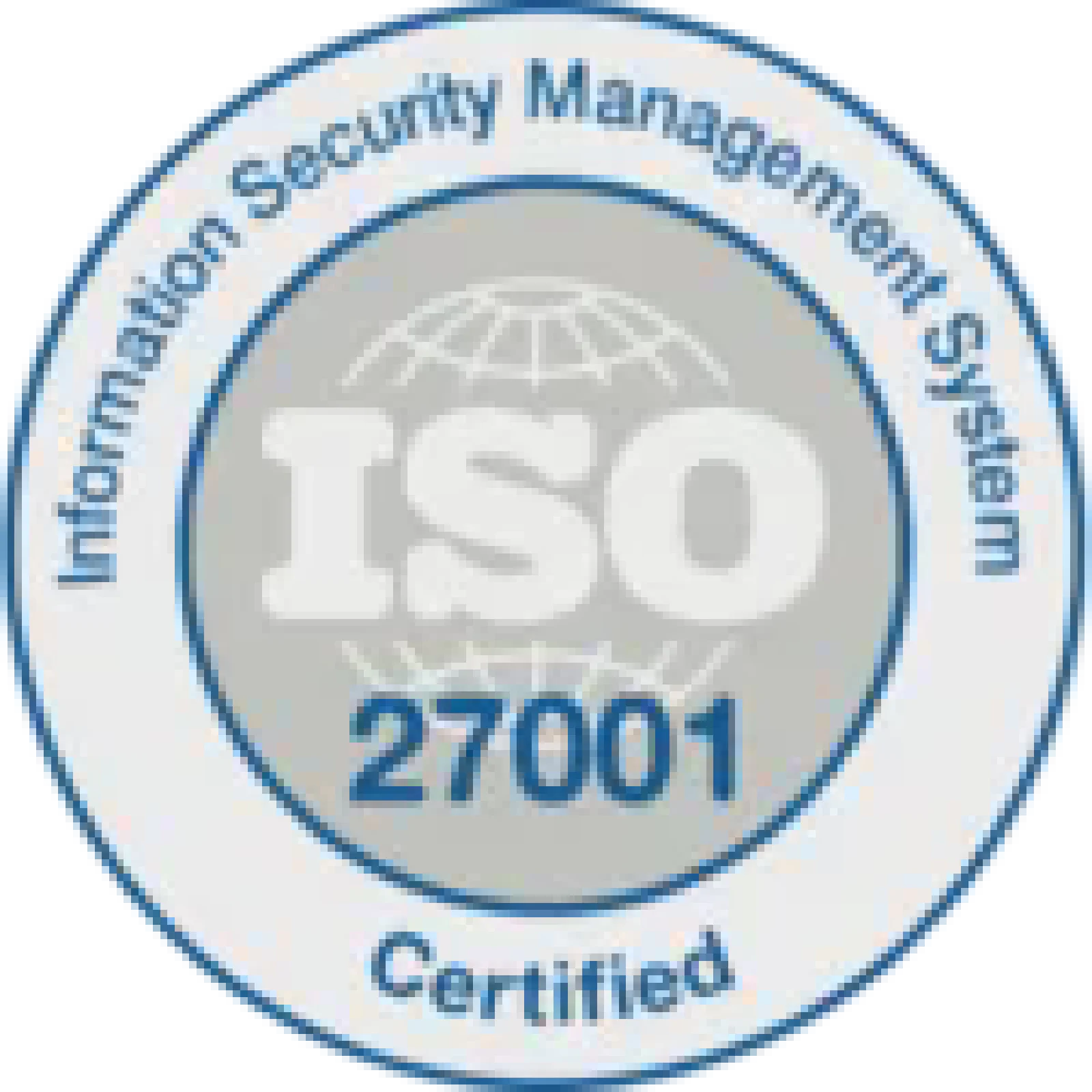 ISO 27001:2022 certification badge